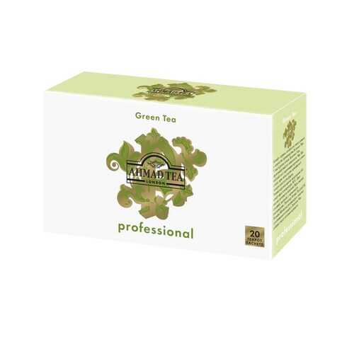 Чай Ahmad Tea Professional, Зелёный чай, листовой, в пакетах для чайников, 20х5г в Верный
