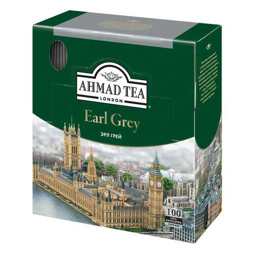 Чай черный Ahmad Tea earl grey 100 пакетиков в Верный
