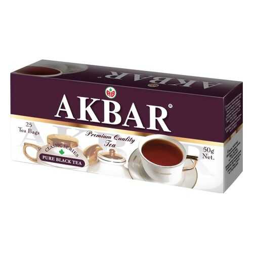 Чай черный Akbar 25 пакетиков в Верный