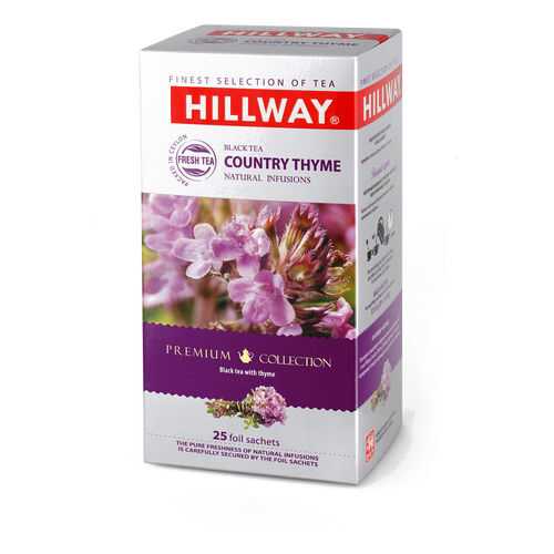 Чай черный байховый HILLWAY Луговой Чабрец, 25 пак. в Верный