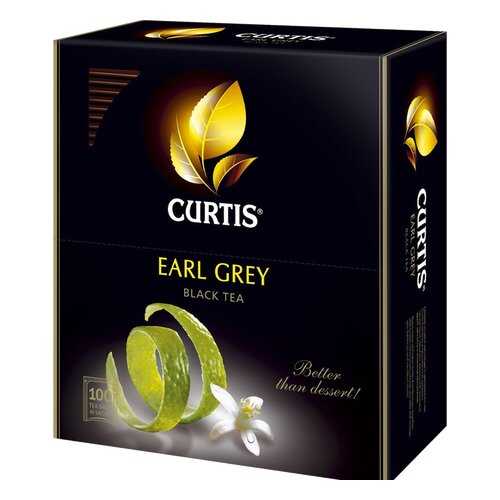 Чай черный Curtis earl grey 100 пакетиков в Верный
