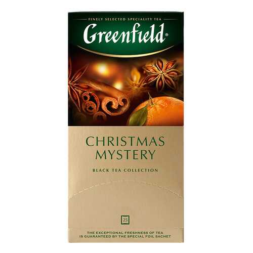 Чай черный Greenfield Christmas Mystery 25 пакетиков в Верный