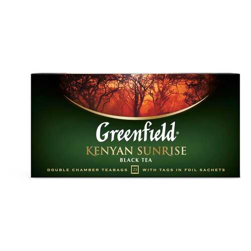 Чай черный Greenfield Kenyan Sunrise 25 пакетиков в Верный