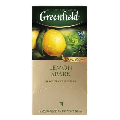 Чай черный Greenfield Lemon Spark 25 пакетиков в Верный