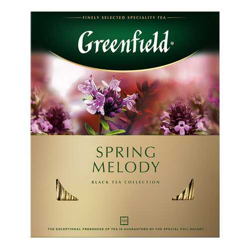 Чай черный Greenfield Spring Melody 100 пакетиков в Верный
