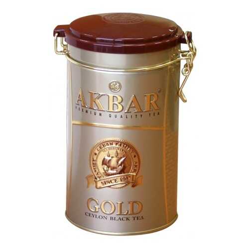 Чай черный листовой Akbar gold 225 г в Верный