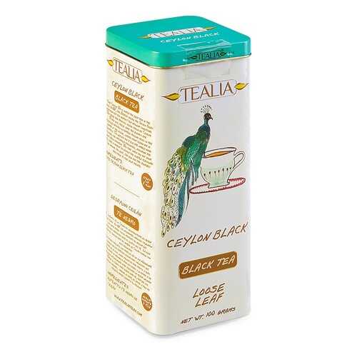 Чай черный TeaLia Ceylon листовой 100 г в Верный