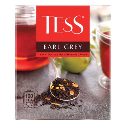 Чай черный Tess Earl Grey 100 пакетиков в Верный