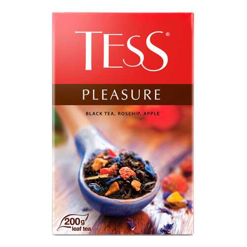 Чай черный Tess pleasure с шиповником и яблоком 200 г в Верный