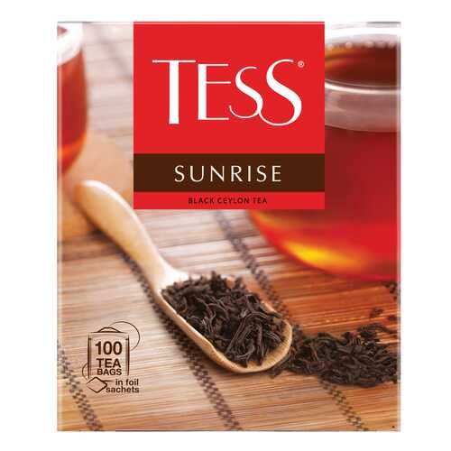 Чай черный Tess Sunrise 100 пакетиков в Верный