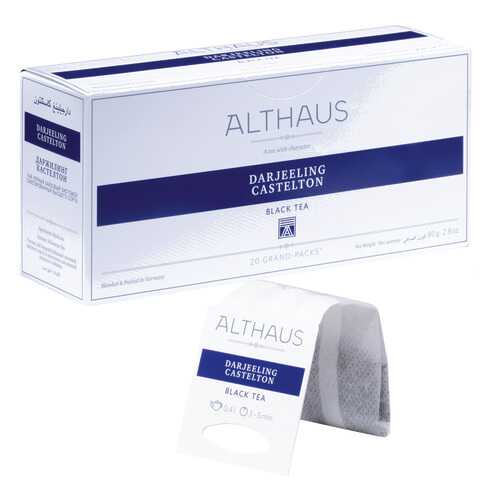 Чай черный в пакетах для чайника Althaus Darjeeling Castelton 20*4 г в Верный
