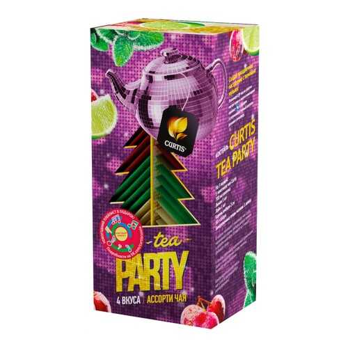 Чай Curtis Tea Party ассорти 32 сашетов в Верный