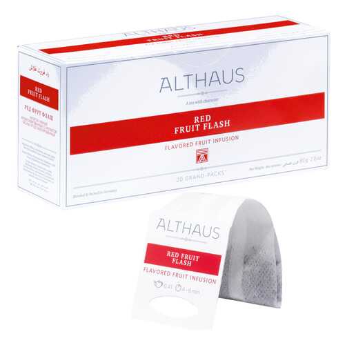 Чай фруктовый в пакетах для чайника Althaus ред фрут флэш 20*4 г в Верный