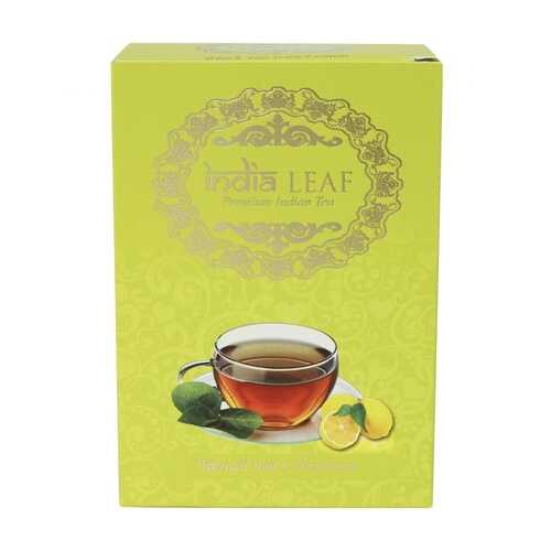Чай India leaf Черный с лимоном, среднелистовой с добавками, 100 гр в Верный