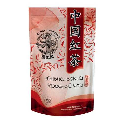 Чай красный Black Dragon юньнаньский 100 г в Верный