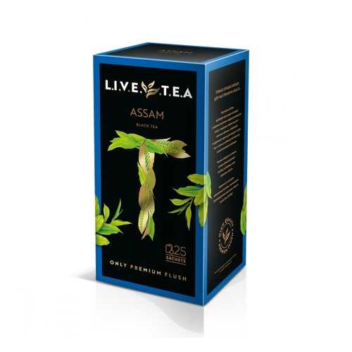 Чай Live Tea Assam черный 25 пакетиков в Верный