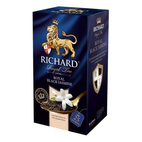 Чай Richard Royal Black Jasmine черный с жасмином 25 пакетиков в Верный