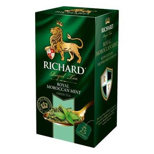 Чай Richard Royal Morrocan Mint зеленый с марроканской мятой 25 пакетиков в Верный