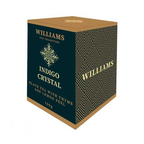 Чай Williams Indigo Crystal черный с чабрецом и цедрой лимона 100 г в Верный