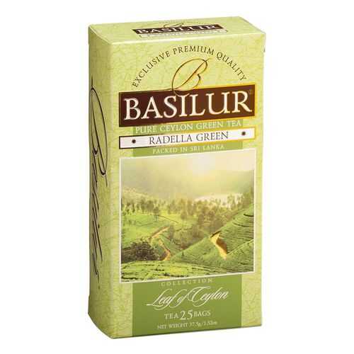 Чай зеленый Basilur radella green 25 пакетиков в Верный