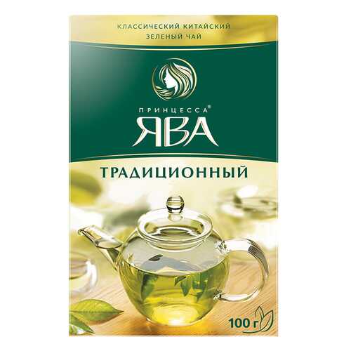 Чай зеленый листовой Принцесса Ява Традиционный 100 г в Верный