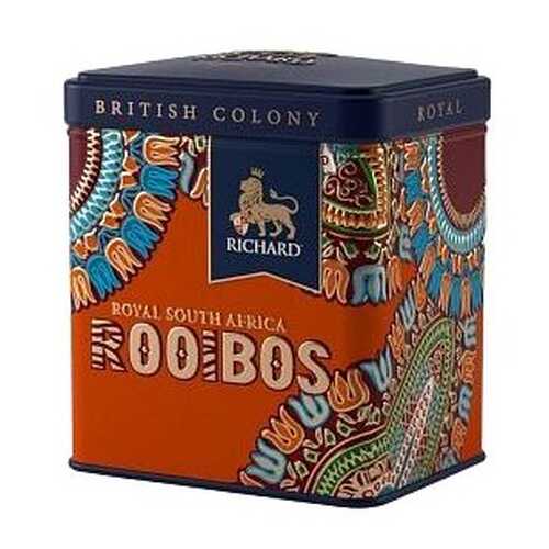 Чай зеленый листовой Richard British Colony Royal Rooibos ж/б 50 г в Верный