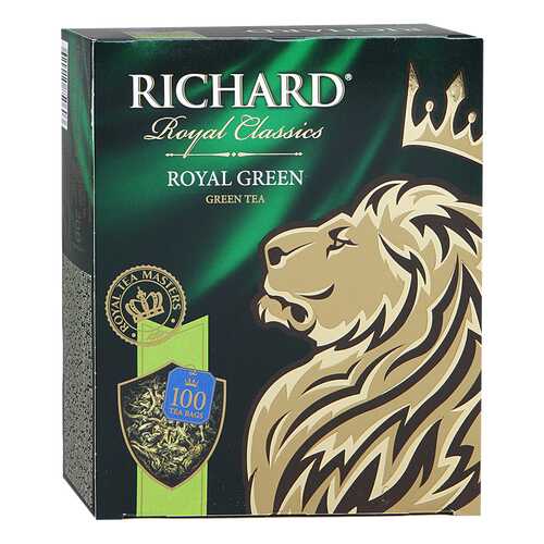 Чай зеленый Richard royal green 100 пакетиков в Верный