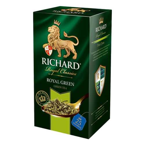 Чай зеленый Richard royal green 25 пакетиков в Верный