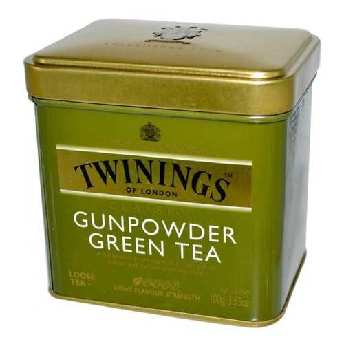 Чай зеленый Twinings ганпаудер байховый крупнолистовой 100 г в Верный