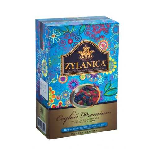Чай Zylanica Ceylon Premium Forest Berries черный байховый с лесными ягодами 100 г в Верный