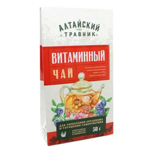Фиточай Green Side алтайский травник витаминный 50 г в Верный