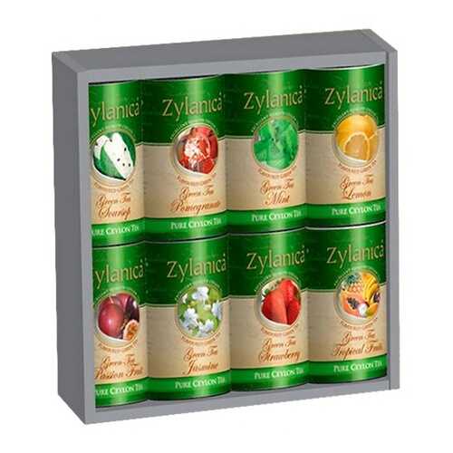 Набор зеленого чая Zylanica Flavoured Green Tea с фруктовыми и цветочными добавками в Верный