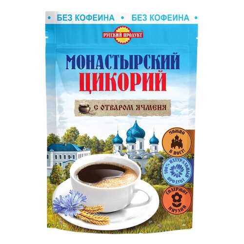 Цикорий монастырский с отваром ячменя Русский Продукт 85 г в Верный
