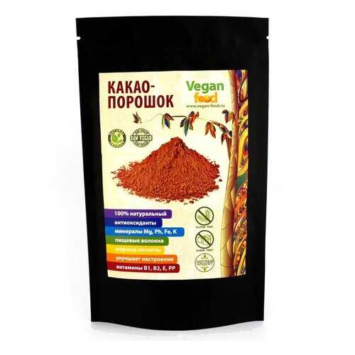 Какао-порошок Vegan Food натуральный 100 г в Верный