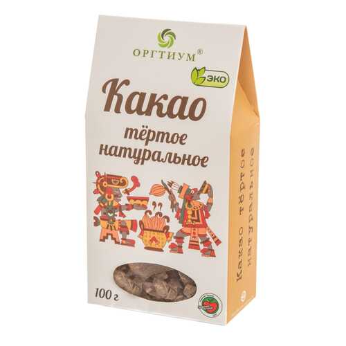 Какао-тертое Оргтиум 100 г в Верный