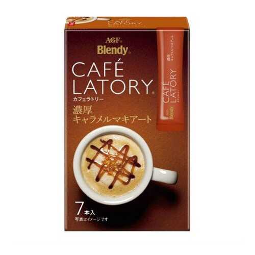 Кофе AGF Cafe Latory карамель-маккиато в стиках 7*11 г в Верный
