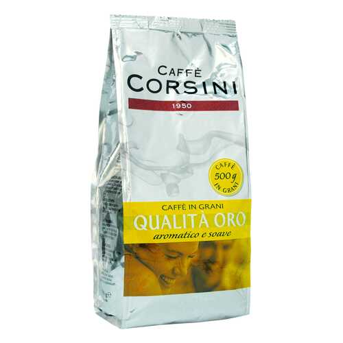 Кофе Caffe Corsini Qualita Oro в зёрнах 500 г в Верный