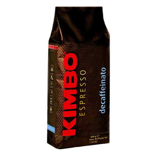Кофе Kimbo эспрессо натуральный жареный в зернах без кофеина 500 г в Верный
