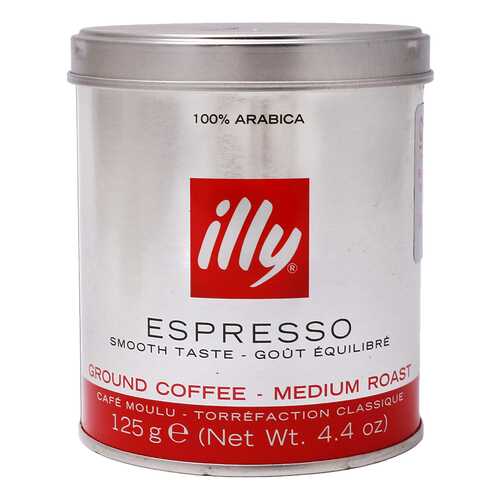 Кофе молотый ILLY caffe espresso 125 г в Верный