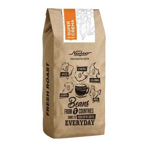 Кофе Nechaev Super Crema в зернах свежей обжарки 500 г в Верный