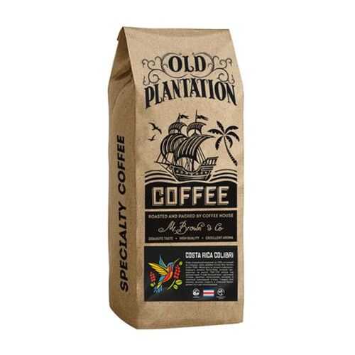Кофе Old Plantation Specialty Coffee Costa Rica Colibri в зернах 250 г в Верный