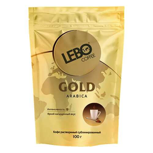 Кофе растворимый Lebo gold 100 г в Верный