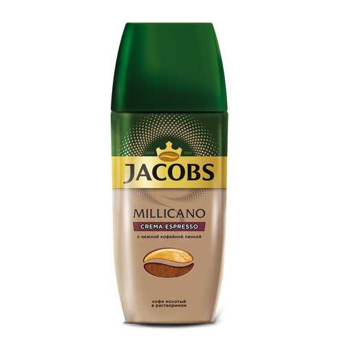 Кофе растворимый с добавлением молотого Jacobs millicano crema espresso 95 г в Верный