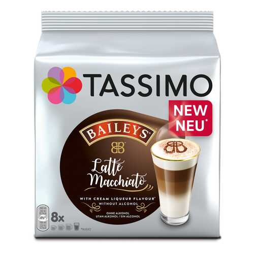 Кофе в капсулах Tassimo Latte Macchiato Baileys 8 порций в Верный