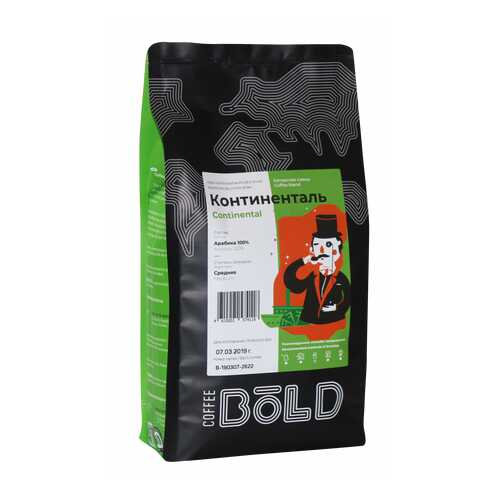 Кофе в зернах Bold бленд континенталь 500 г в Верный
