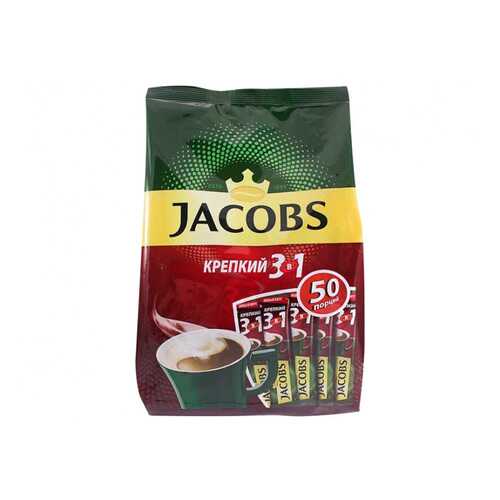 Напиток Jacobs крепкий 3в1 кофейный растворимый в пакетиках 50*12 г в Верный