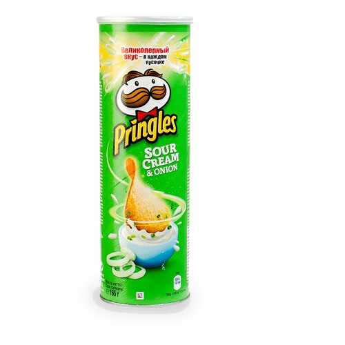 Чипсы картофельные Pringles со сметаной и луком 165 г Польша в Верный