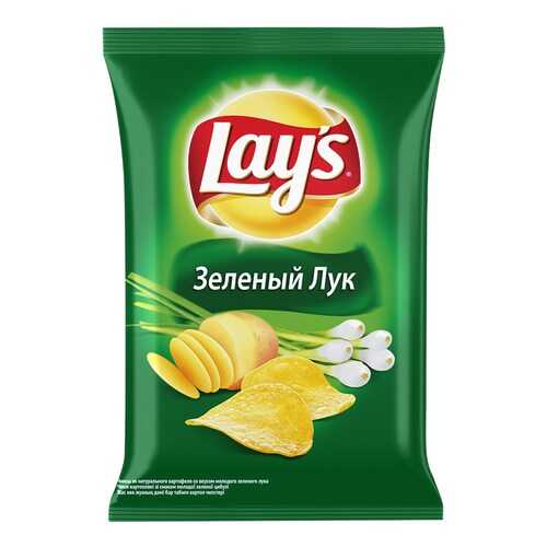 Чипсы Lay's из натурального картофеля зеленый лук 50 г в Верный