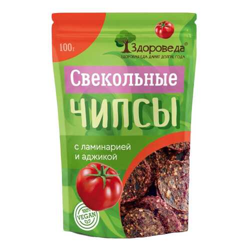 Чипсы свекольные Здороведа с ламинарией и аджикой 100 г в Верный