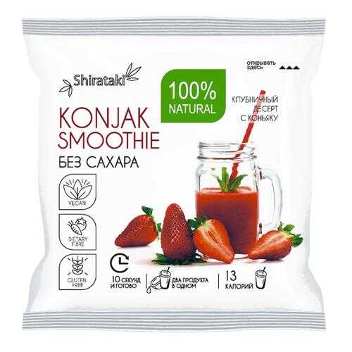 Десерт без сахара Konjak Smoothie клубничный 20 шт по 15 г в Верный